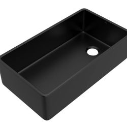 Rohl Allia 35.5” Farmhouse Single Basin Fireclay Kitchen Sink