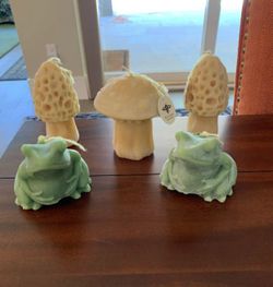 Frog & Mushroom Candles
