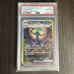 2024 POKEMON SV8a JP UMBREON ex #217 PSA GEM MT 10