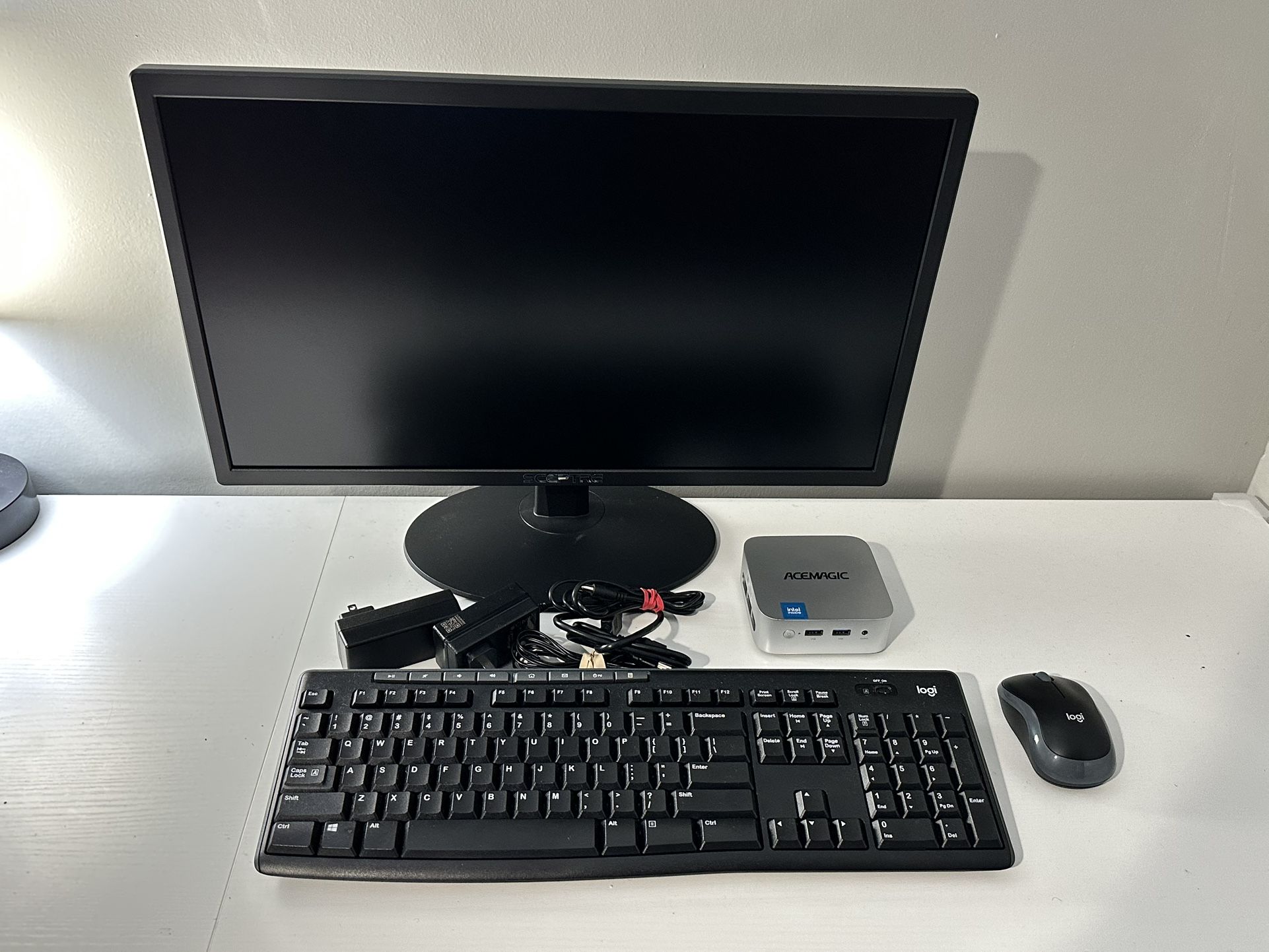 2025 MiniPC Windows 11 + 20” Sceptre Monitor, BT Mouse & Keyboard