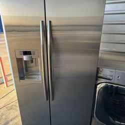 Samsung Refrigerator Side By Side Stainless Steel 