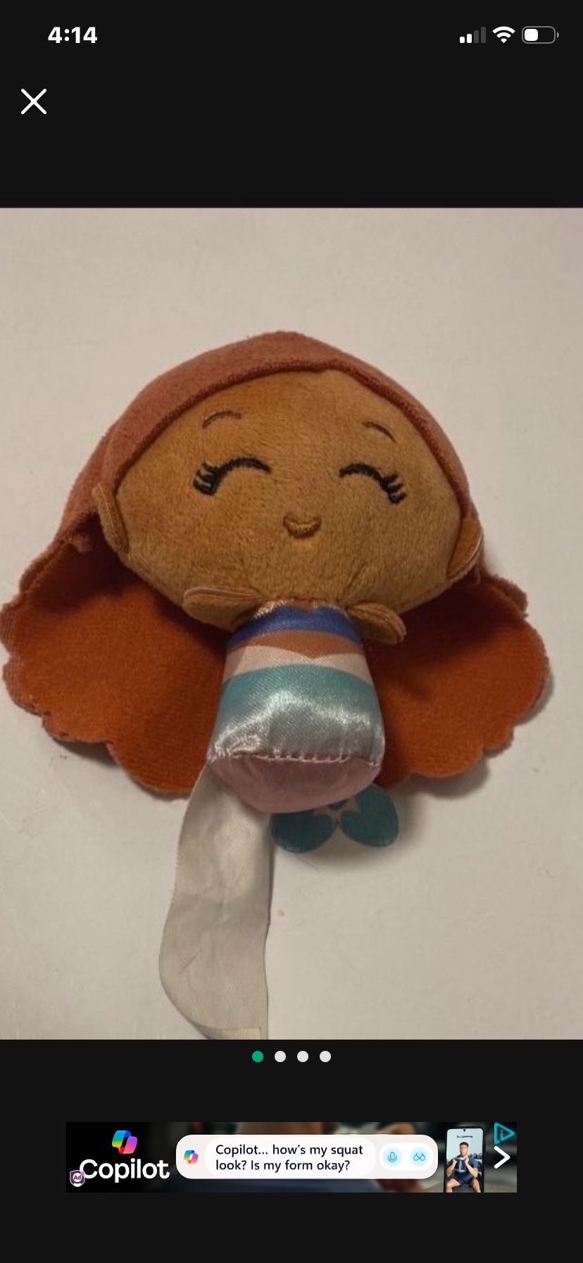 Disney Teacup Princess Surprise Mini Plush Little Mermaid