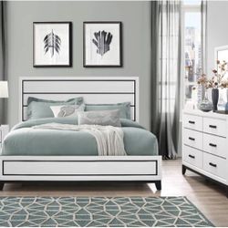 NEW 5 PCS KATE BEDROOM SET BY GLOBAL FURNITURE