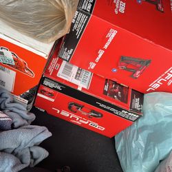 Bandsaw, Nail Gun. Chainsaw