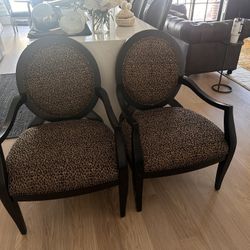 Leopard Chairs $50
