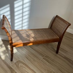 Pier One Rattan Bench