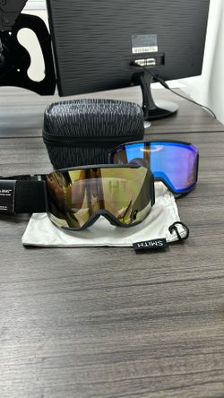 Smith Squad MAG - Black + ChromaPop™ Sun Black Gold Mirror Lens - Snowboard Ski skiing Snow Goggles - NEW - Adult