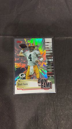 Brett Favre Topps Own the Game Football Card