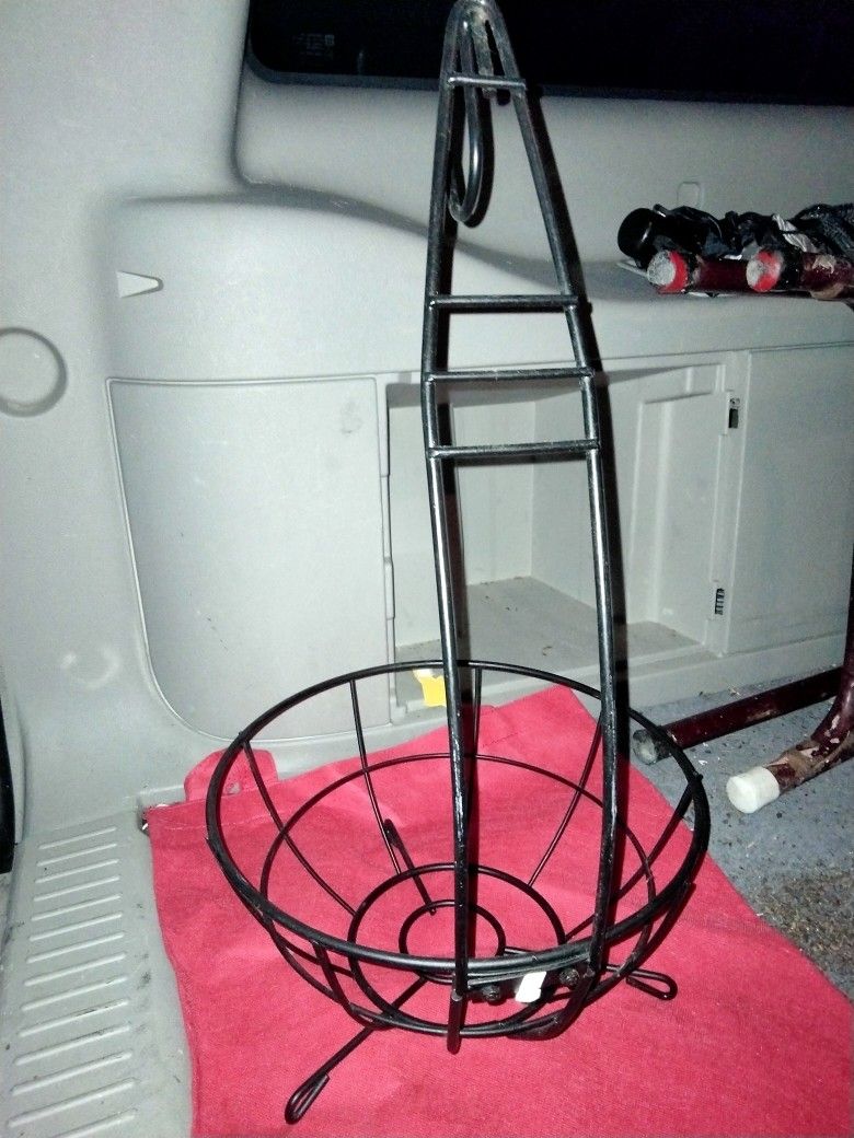 Wrought Iron Hanging Produce Stand