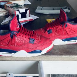 RETRO JORDAN FIBA 4s Size 9.  Condo 8.5/10