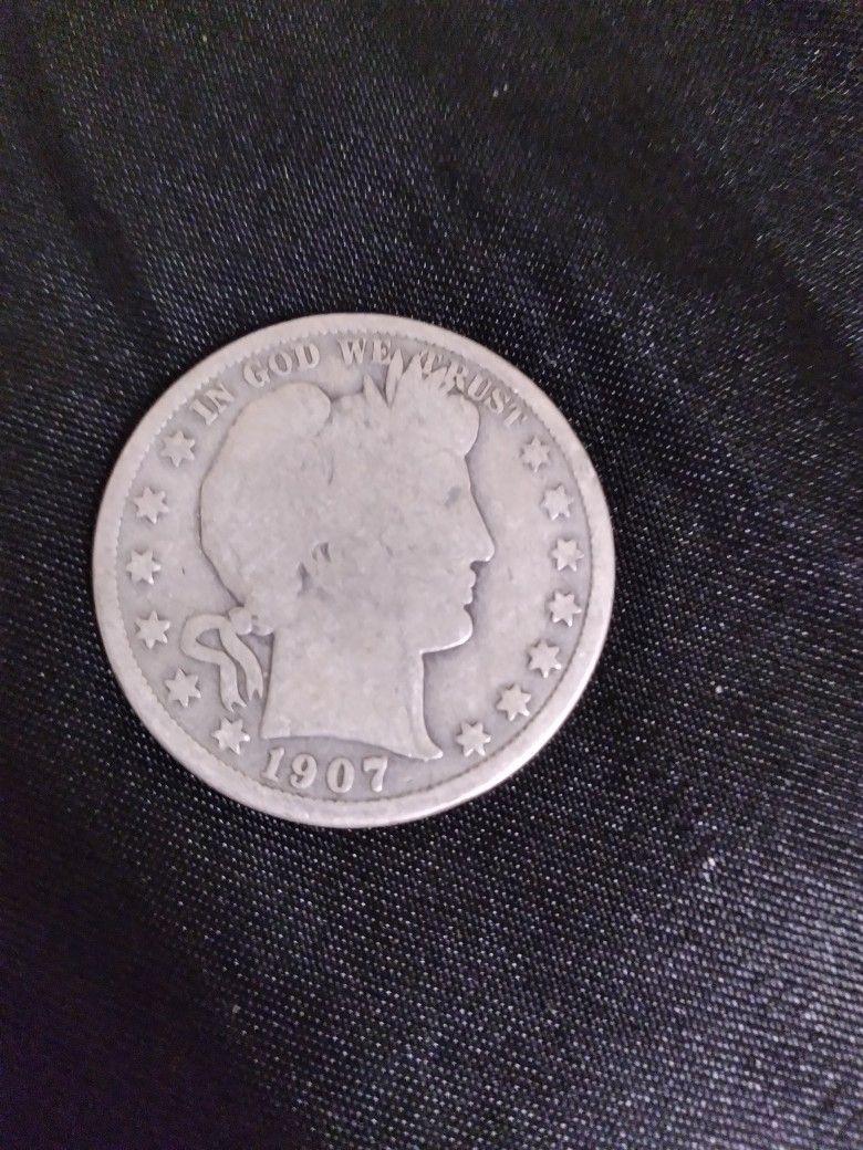 1907 Barber Half Dollar