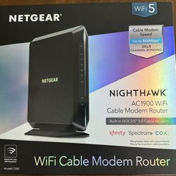 Netgear Nighthawk Cable Modem Router C7000v2/AC1900