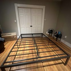 Queen Bed Frame With Night Stands 
