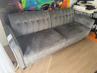 Couch 7 feet long, 32” wide