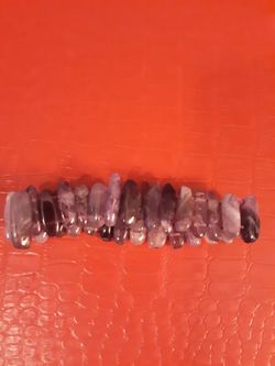 Ametists braslet. Real stone.