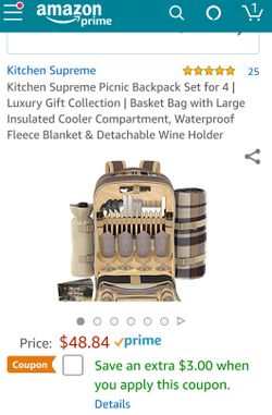 Kitchen supreme picnic backpack online