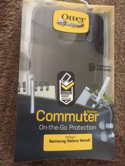 New in Box OEM OtterBox Commuter Series Black Case for Samsung Galaxy Note 5
