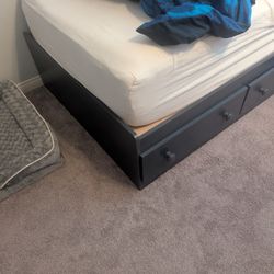 Twin Size Bed Frame With Storage