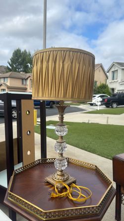 Vintage Crystal Lamp