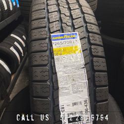 265/70r17 Goodyear New Installed And Balanced
