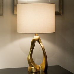 AERIN Cannes Luxury Gold Table Lamp - Visual Comfort Signature