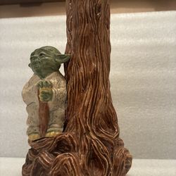 VINTAGE STARWARS YODA CERAMIC VASE