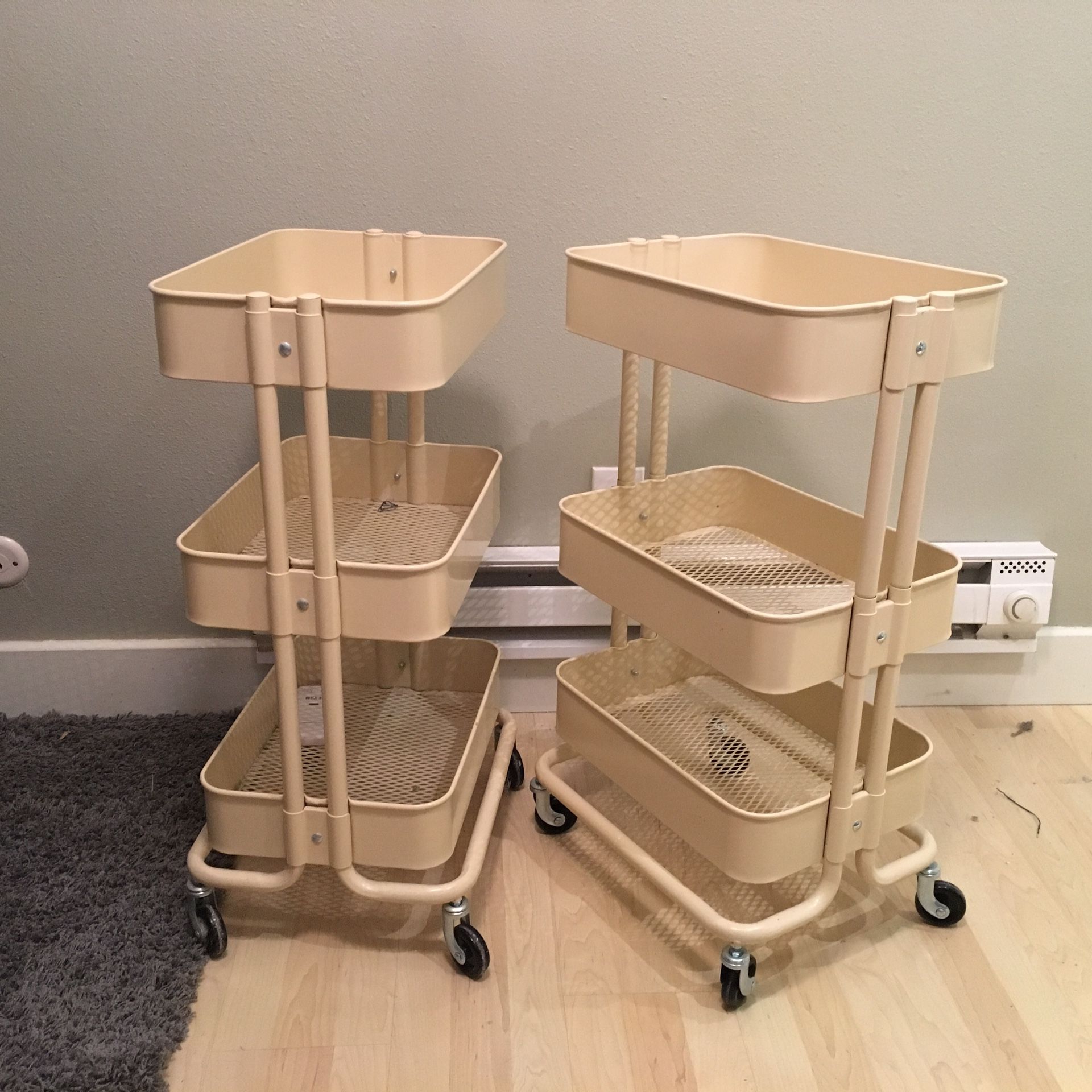 Raskog utility carts (two)