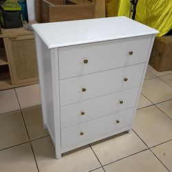 Homfa Vertical Dresser with 4 Drawer, Wide Chest of Drawers Nightstand for Bedroom Closet Entryway, White
Overall size of 29" L x 15.7" W x 37" H