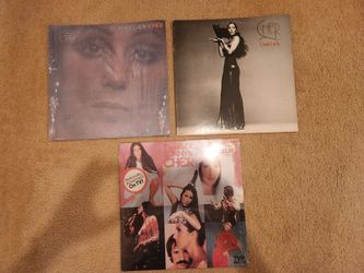 2 Cher & 1 Sonny & Cher vintage vinyl