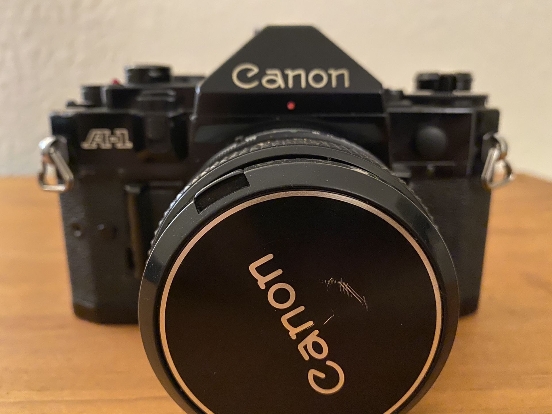 Canon A-1 35mm film camera, film tested with 50mm prime lens