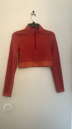 Pink And Orange Stripe Shirt