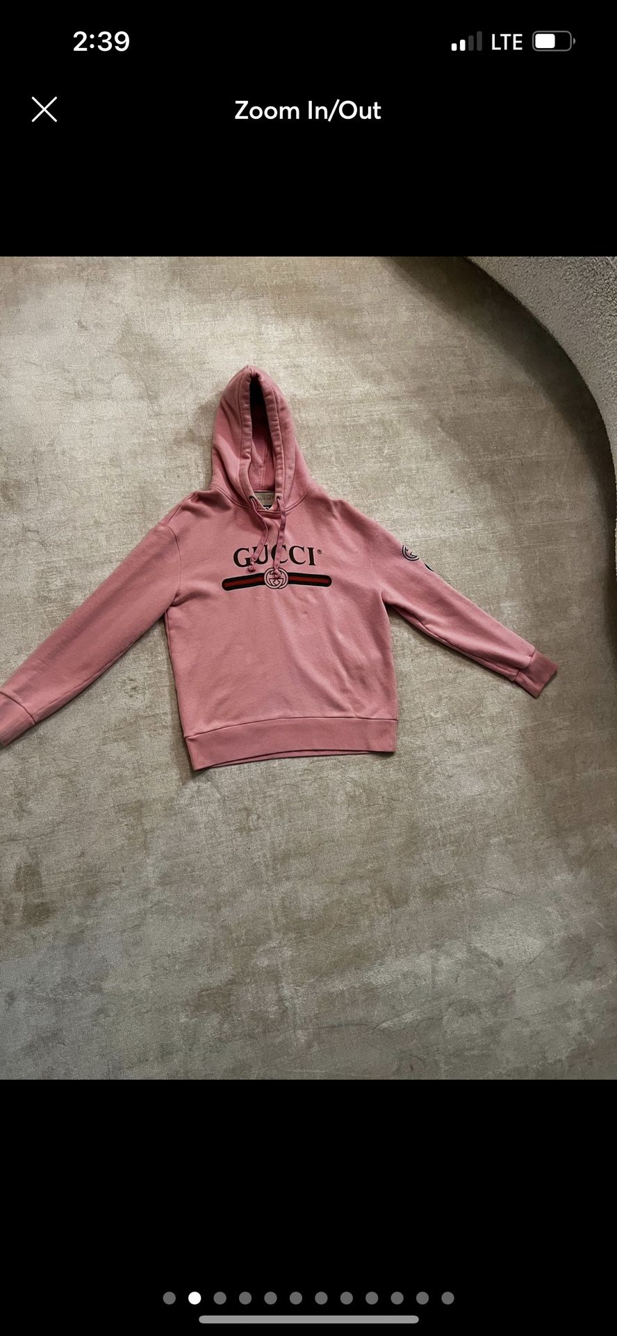 Gucci best sale pink hoodie