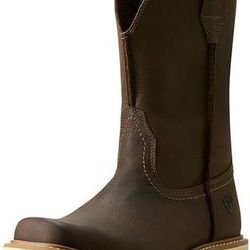 NEW Size 8 Wide Ariat Rambler Recon Western Cowboy Work Boots Square Toe Wedge Soft