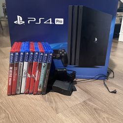 PS4 Pro With Games