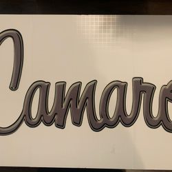 Camaro Auto Collectible Sign 