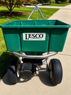 Lesco commercial broadcast spreader 80lb
