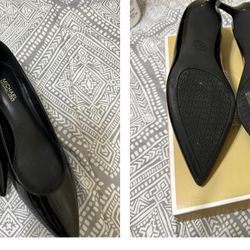 Michael Kors kitty heel pointy 