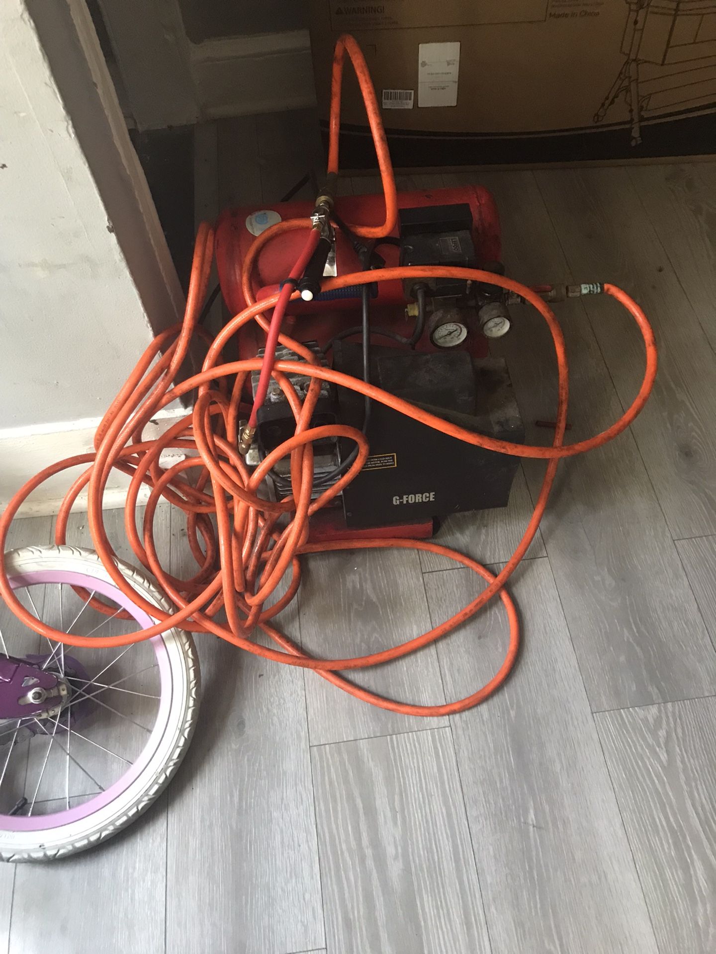 Air Compressor With Extras