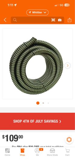 150 ft of Aluminum Flex 3/4”