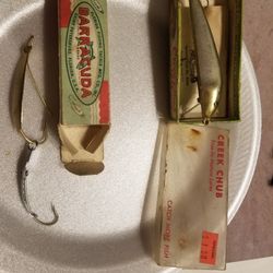 Two Vintage Fishing Lures ( nib)