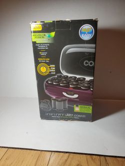 Conair Infiniti Pro Fast Heat Flocked Ceramic Curlers, Purple
