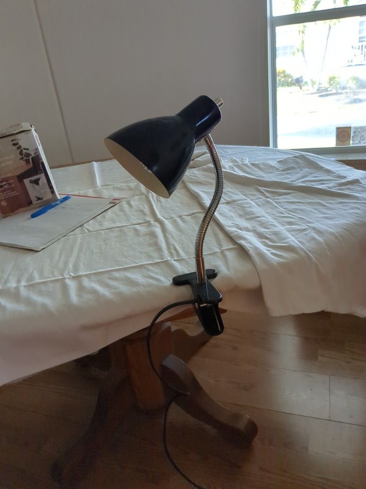 TWO Living Accents Clip On Lamps