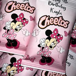 Minnie Mouse Custom Chip Bags
