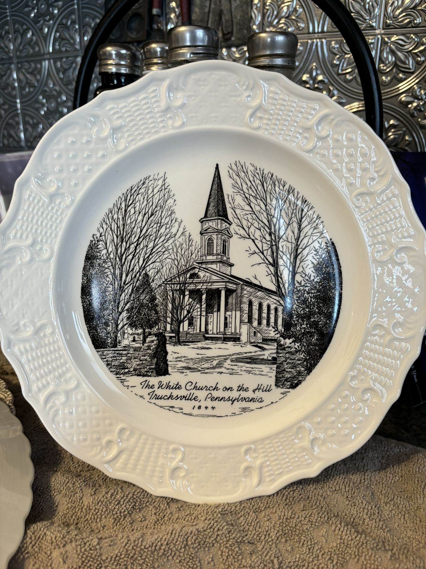 Antique Trucksville United Methodist Church Dish