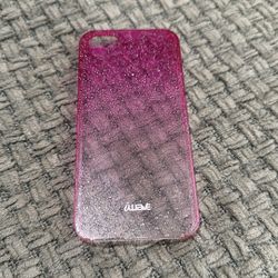 Pink Clear Phone Hard Case