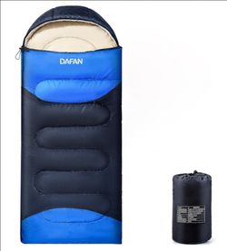 Lightweight Sleeping Bag for Adults, 3-Season Waterproof Backpacking Sleeping Bags with Compression Sack, Comfort Temp 50–68°F, Portable Camping Essen
