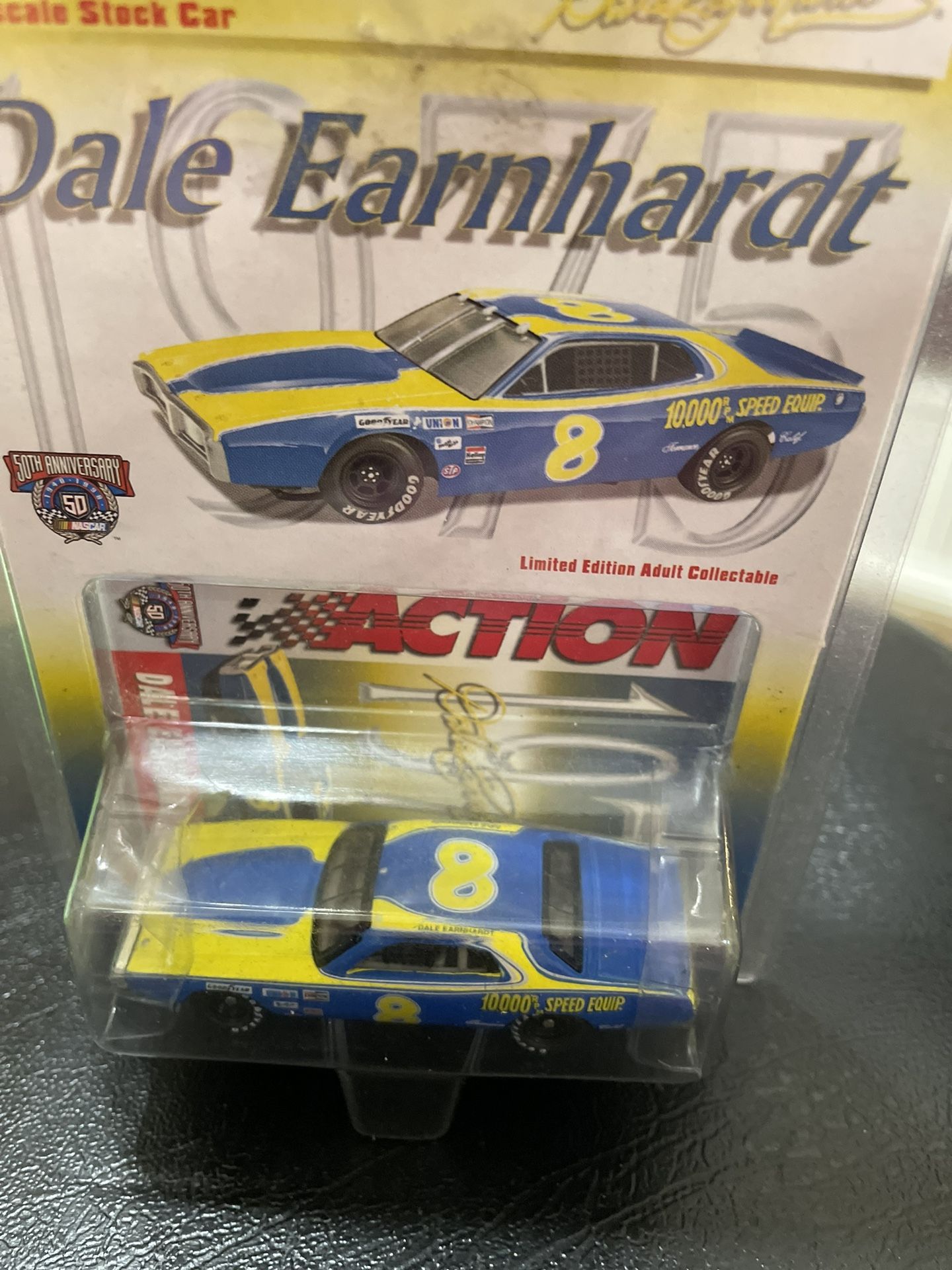 DALE EARNHARDT #8 RPM 1975 Dodge Stock Car 1:64 Action Racing new never opened w/trading card