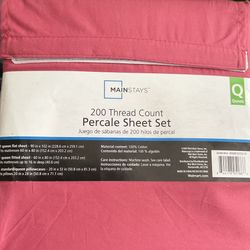 New Queen  Bed Sheet Set-$18 Firm,No Holds Or Spam