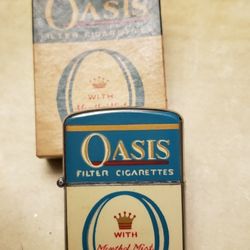Vintage OASIS Royalite Lighter - Advertising