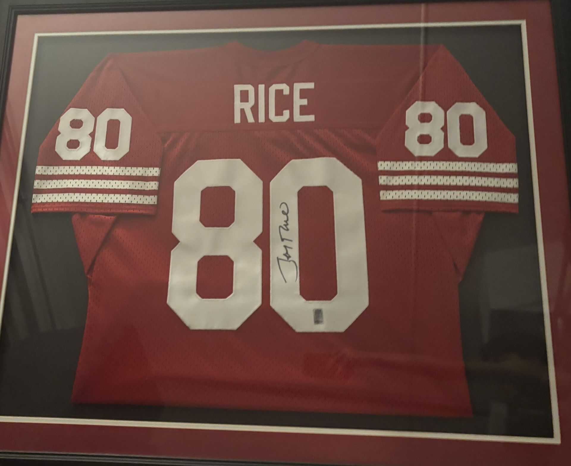 Jerry Rice Signed Jersey